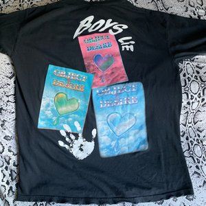 boys lie black object of desire tee